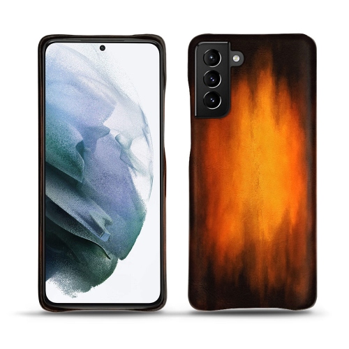 Premium leather case for your Samsung Galaxy S21+Fauve Patine