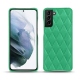 Coque cuir Samsung Galaxy S21+ - Menthe vintage - Couture