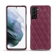 Custodia in pelle Samsung Galaxy S21+ - Prune vintage - Couture