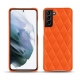 硬质真皮保护套 Samsung Galaxy S21+ - Orange fluo - Couture