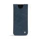 Custodia in pelle Samsung Galaxy S21+ - Jean vintage ( Roughtcut - Pantone 285U  ) 