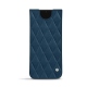 Samsung Galaxy S21+ leather pouch - Blu mediterran - Couture