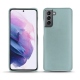 レザーケース Samsung Galaxy S21 - Bleu ciel ( Nappa - Pantone 277C ) 