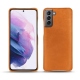 Funda de piel Samsung Galaxy S21 - Mandarine vintage ( Pantone 165C ) 