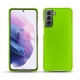 Funda de piel Samsung Galaxy S21 - Vert fluo