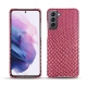 Funda de piel Samsung Galaxy S21 - Serpent ciclamino
