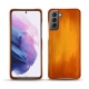 Capa em pele Samsung Galaxy S21 - Orange Patine
