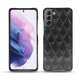 Samsung Galaxy S21 leather cover - Onyx - Couture