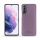 Lederschutzhülle Samsung Galaxy S21 - Lilas PU