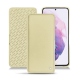 Custodia in pelle Samsung Galaxy S21 - Beige ( Nappa - Pantone 7502C ) 