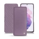 Samsung Galaxy S21 leather case - Lilas ( Nappa - Pantone 2645U ) 