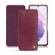 Funda de piel Samsung Galaxy S21 - Prune vintage ( Pantone 512C ) 