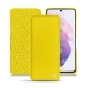 Funda de piel Samsung Galaxy S21 - Jaune fluo