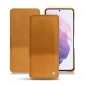 Housse cuir Samsung Galaxy S21 - Or Maïa ( Pantone 871C ) 