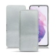 Samsung Galaxy S21 leather case - Platinium ( Pantone 877C ) 