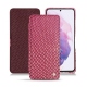 Housse cuir Samsung Galaxy S21 - Serpent ciclamino