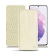 Housse cuir Samsung Galaxy S21 - Crocodile milk