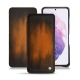Capa em pele Samsung Galaxy S21 - Marron Patine