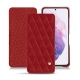 Funda de piel Samsung Galaxy S21 - Rouge - Couture ( Nappa - Pantone 199C ) 
