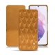 Samsung Galaxy S21 leather case - Or Maïa - Couture