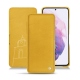Housse cuir Samsung Galaxy S21 - Jaune soulèu