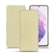 Funda de piel Samsung Galaxy S21 - Beige PU