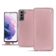 Capa em pele Samsung Galaxy S21 - Rose ( Nappa - Pantone 2365C ) 