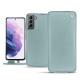 Housse cuir Samsung Galaxy S21 - Bleu ciel ( Nappa - Pantone 277C ) 