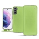 Samsung Galaxy S21 leather case - Vert olive ( Nappa - Pantone 578U ) 
