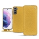 Custodia in pelle Samsung Galaxy S21 - Mimosa ( Pantone 141C ) 