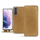 Funda de piel Samsung Galaxy S21 - Sable vintage ( Roughtcut - Gaucho#57254 ) 