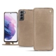 Custodia in pelle Samsung Galaxy S21 - Taupe vintage ( Pantone 7530C ) 