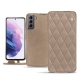 Capa em pele Samsung Galaxy S21 - Taupe vintage - Couture