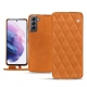 가죽 커버 Samsung Galaxy S21 - Mandarine vintage - Couture