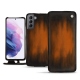 Lederschutzhülle Samsung Galaxy S21 - Marron Patine