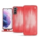 Samsung Galaxy S21 leather case - Rose Patine