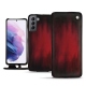 Lederschutzhülle Samsung Galaxy S21 - Rouge Patine