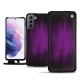 Housse cuir Samsung Galaxy S21 - Violet Patine