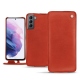 Housse cuir Samsung Galaxy S21 - Arange clouquié