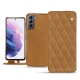Samsung Galaxy S21 leather case - Castan esparciate - Couture