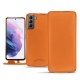 Funda de piel Samsung Galaxy S21 - Orange PU