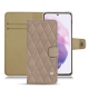 Funda de piel Samsung Galaxy S21 - Taupe vintage - Couture
