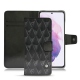 Capa em pele Samsung Galaxy S21 - Onyx - Couture