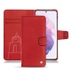 Capa em pele Samsung Galaxy S21 - Rouge troupelenc