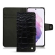 Capa em pele Samsung Galaxy S21 - Crocodile nero