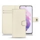 Housse cuir Samsung Galaxy S21 - Blanc PU