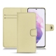 Custodia in pelle Samsung Galaxy S21 - Beige PU