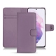 Capa em pele Samsung Galaxy S21 - Lilas PU