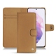 Housse cuir Samsung Galaxy S21 - Beige Veggie