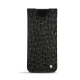 Funda de piel Samsung Galaxy S21 - Autruche nero